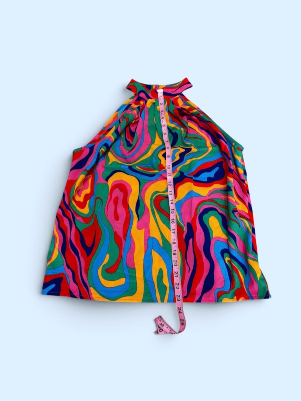 Gorgeous Vibrant silky top L New No Tags